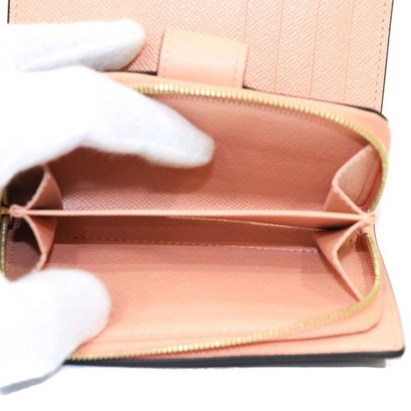 Louis Vuitton Damier Ebene Politefeuille Juliet Wallet Bifold Compact Brown - Picture 9 of 10